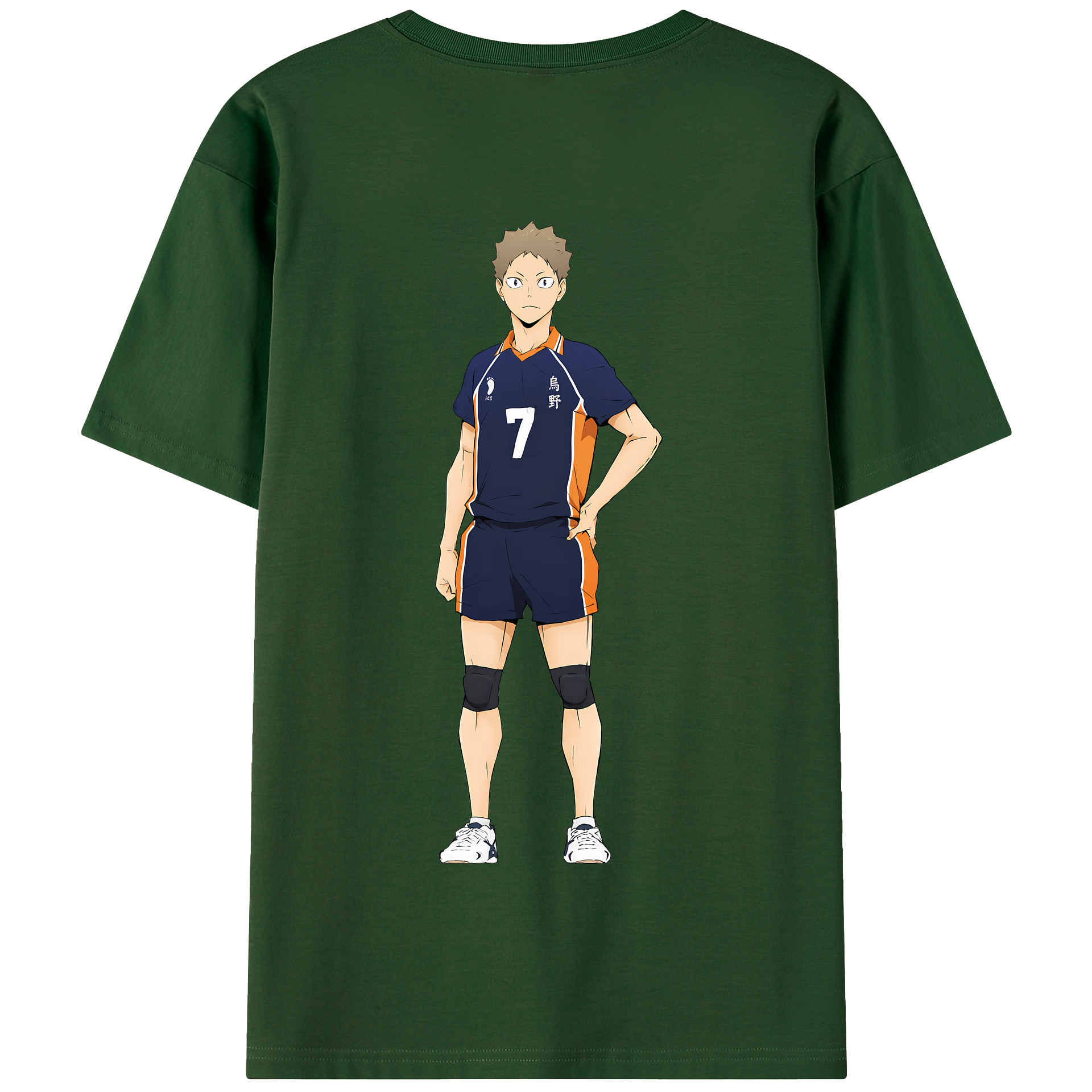 （画像用） ハイキュー!! Haikyu!! 綿100％半袖Tシャツ（背面プリント）